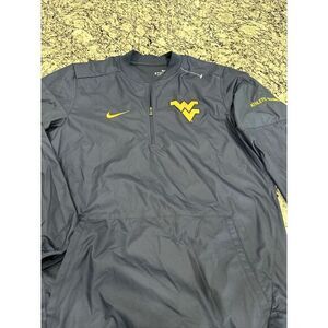 West Virginia Mountaineers Nike‎ Storm Fit Windbreaker Jacket Men's Medium Blue